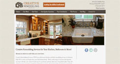 Desktop Screenshot of creativeremodelingwny.com